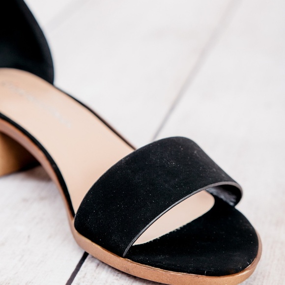 Black Ankle Strap Sandals - Picture 8 of 8